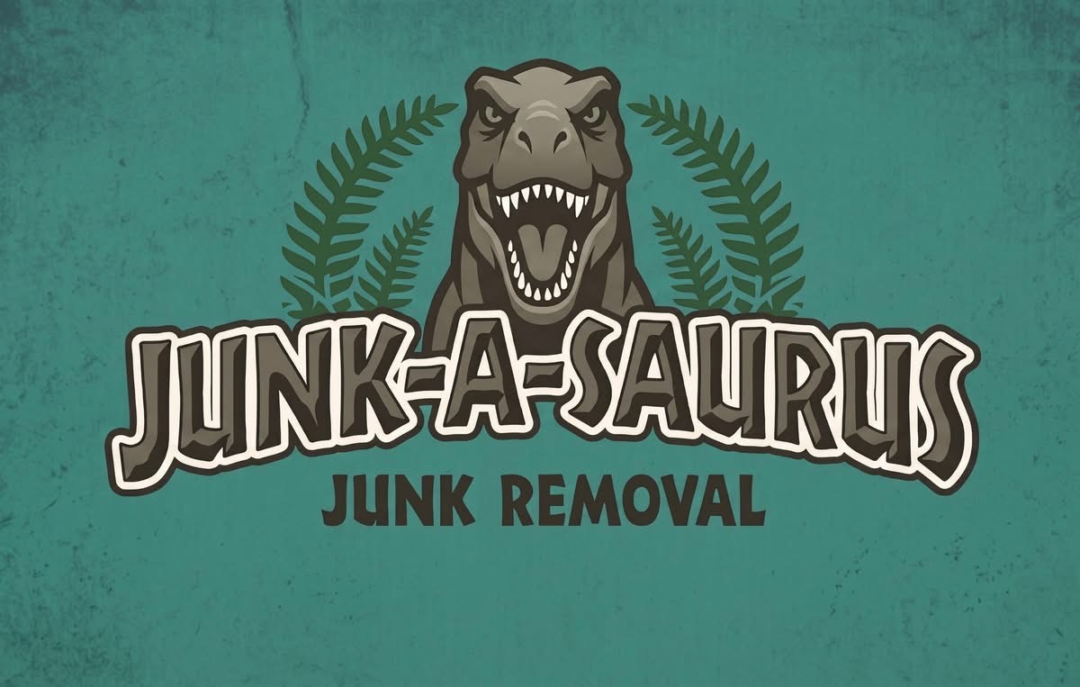 Junk-A-Saurus Junk Removal logo